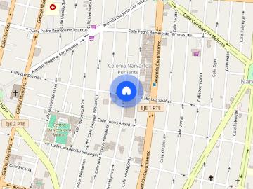 Departamento en renta, Luz Saviñon, Narvarte Poniente, Ciudad de México, CDMX #s/n, Colonia Narvarte Poniente, C.P. 03020