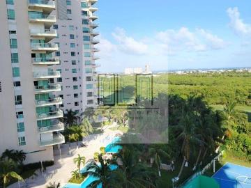 Departamento en renta Puerto Cancún, Cancún