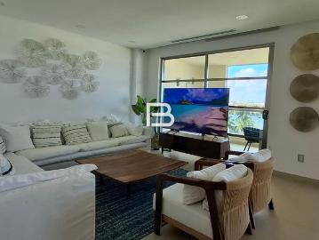 Departamento en renta Puerto Cancún, Cancún