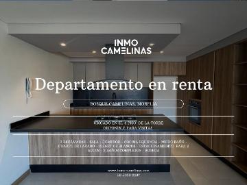 ¡DEPARTAMENTO EN RENTA! TORRE PALMAS, BOSQUE CAMELINAS, MORELIA, MICHOACÁN