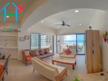 Departamento en renta Torre Uno Condominio, Costera De Las Palmas, Playa Diamante, Acapulco, Guerrero, México
