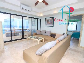 Departamento en renta Torre Uno Condominio, Costera De Las Palmas, Playa Diamante, Acapulco, Guerrero, México