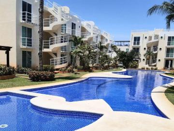 Departamento en renta vacacional con alberca en Marina Diamante