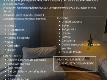 DEPARTAMENTO EN RENTA Y VENTA EN TORRE QUORUM