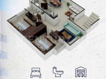 DEPARTAMENTO EN VENTA, 3 RECÁMARAS, EN MULTIFAMILIAR BOSQUES DE CHAPULTEPEC PUE