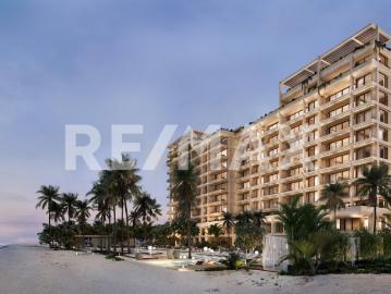 Departamento en venta 4 recámaras frente al mar en Boga Telchac, última unidad