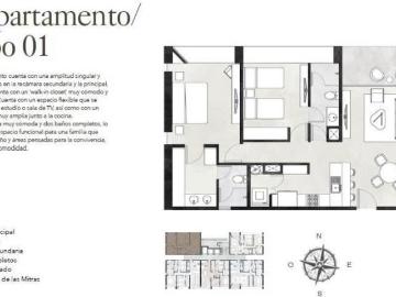 Departamento en Venta 93m2, Torre Lanka, Santa Catarina