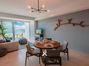 Departamento en Venta con Vista al Mar y Laguna en Torres Malecón Cancun