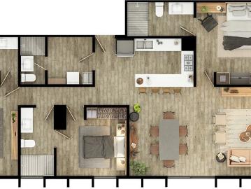 Departamento en venta en Country Club, Guadalajara, Jalisco