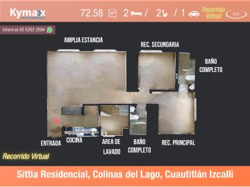 Departamento en venta en Colinas del Lago, Cuautitlán Izcalli, Estado De México