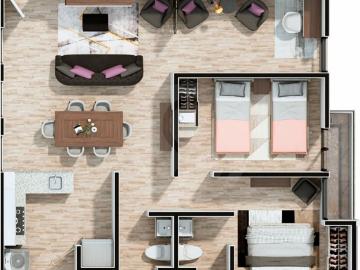 DEPARTAMENTO EN VENTA EN COLONIA PORTALES NORTE, CON BALC?N, NUEVO EDIFICIO CON ROOF GARDEN