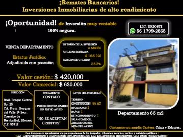 Departamento en venta en Ex Hacienda San Felipe 1a. Sección, Coacalco de Berriozabal, Estado de México