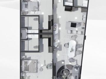 Departamento en venta en Fraccionamiento Marina Mazatlán