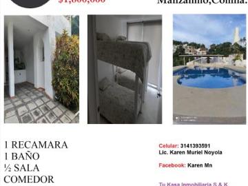 Departamento en Las Hadas, Manzanillo, Colima