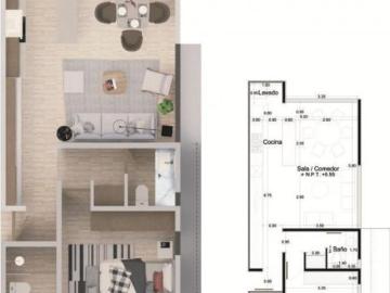 Departamento en venta en Montes de Ame