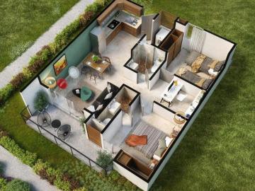 Departamento en Venta en Nuevo Vallarta 2 Recamaras en Riviera Nayarit Aldea Hortus N4 ext