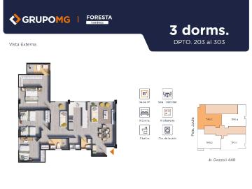 Departamento en venta en San Borja a S/751,483