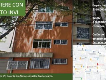 Departamento en venta en San Simon Ticumac, Benito Juárez, Ciudad de México