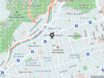 Departamento en venta en Providencia Metro Los Leones