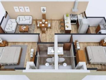 Departamento en Venta en Torre Capella en Estrella del Sur, Puebla. Modelo E