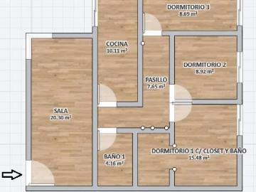 DEPARTAMENTO EN VENTA EN URBANIZACIÓN TRANQUILA Y FAMILIAR