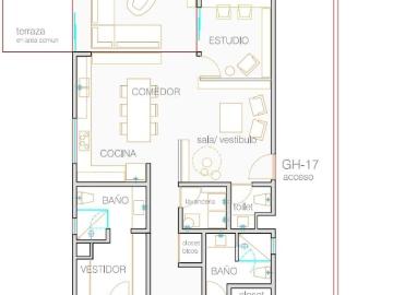 Departamento en venta en Vaiven del Viento, Playacar