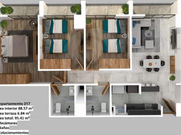 DEPARTAMENTO EN VENTA DEL VALLE, SKY PARK SAN LORENZO