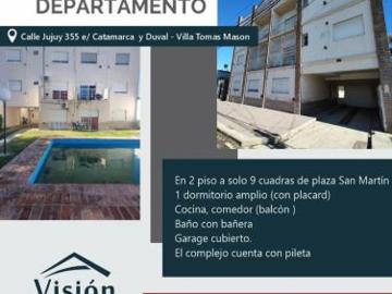 Departamento en Villa Tomás Mason un dormitorio