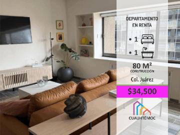 DEPARTAMENTO EXTERIOR RECIEN REMODELADO, AMUEBLADO