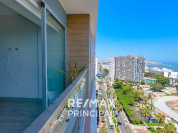 Departamento flat frente al mar en alquiler, Barranco, 40 Mt²