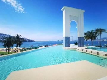 Departamento frente al mar en renta vacacional en Acapulco, playa Icacos