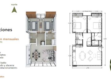 DEPARTAMENTO MERIDA YUC, AMUEBLADO EN RENTA EN ZONA NORTE