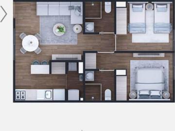 DEPARTAMENTO NUEVO 2R 2 BAÑOS COL TRANSITO PORTAL CENTRO ENTREGA INMEDIATA