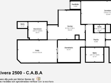 Departamento Venta 60 años 5 ambientes, 1 cochera, 100m2, Pedro I Rivera 2500 Y Amenabar, Belgrano | Inmuebles Clarín