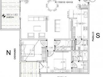 Departamento Venta Tetelpan 126 m2 PB