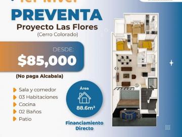 DEPARTAMENTOS EN PRE VENTA CERRO COLORADO