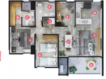 Departamentos en Venta en Cumbres 3er sector
