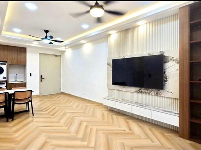 DEPOSIT FLEXIBLENEGO FURNISHED NEAR LRT Quinn Wangsa Maju