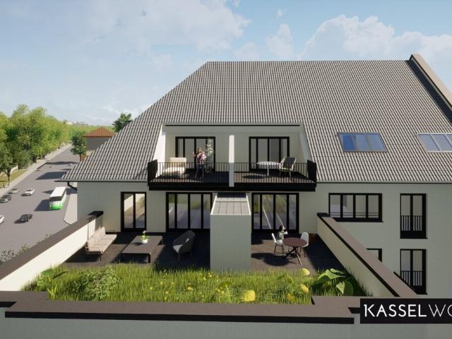 DER BAUBEGINN ERFOLGTE | Die Wohnung mit Panoramablick bis zum Herkules