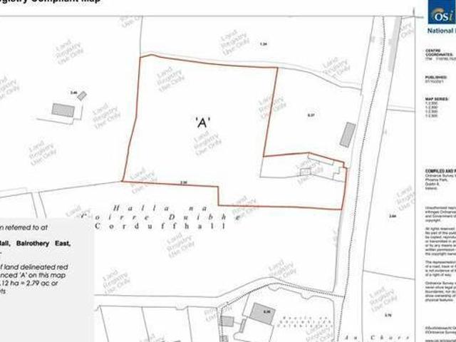 Derelict Cottage C28 Acres 113 Ha Corduff Lusk Co Dublin