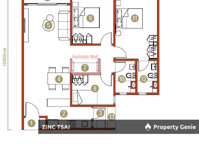 D'Erica Residences {Save RM 110,000} 6 mins drive to MRT Bandar Utama_5 mins drive to 1 Utama Shopping Centre