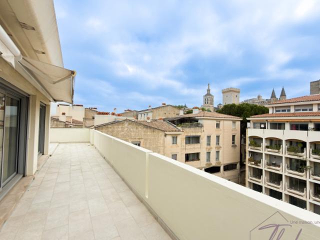 Dernier étage avec terrasse panoramique de 40 m2, vue palai