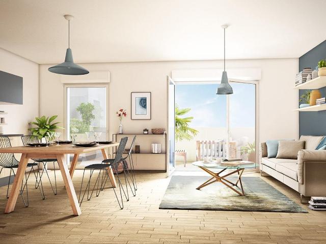 DERNIER ETAGE AVEC VUE NATURE MAGNIFIQUE T3 AVEC TERRASSE PLEIN SUD 3 pièces, 61 m²