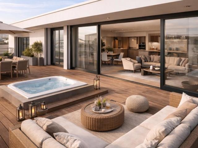 Dernier étage Appartement Haut de Gamme Terrasses Garage double