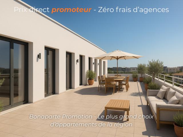 DERNIER ETAGE PROCHE CENTRE VILLE SUPERBE T5 105m² AVEC TERRASSE DE 95M²
