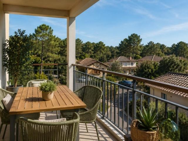 DERNIER ÉTAGE T3 lumineux avec LOGGIA, BALCON et 2 PARKINGS