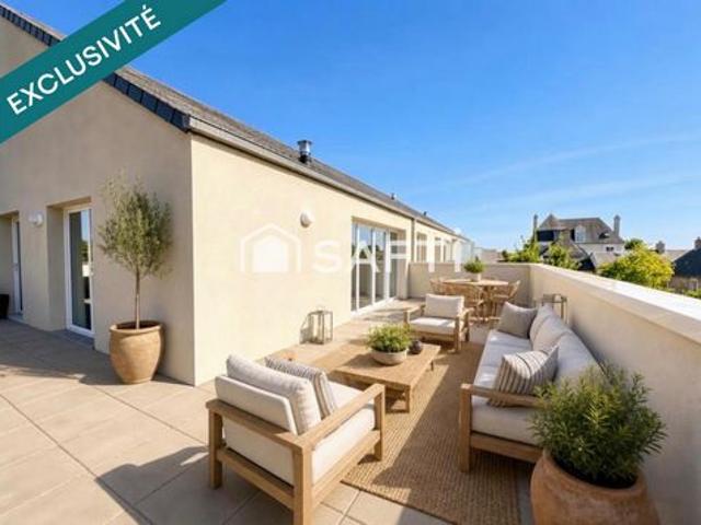 Dernier étage, terrasse sud ouest de 45 m² comme neuf