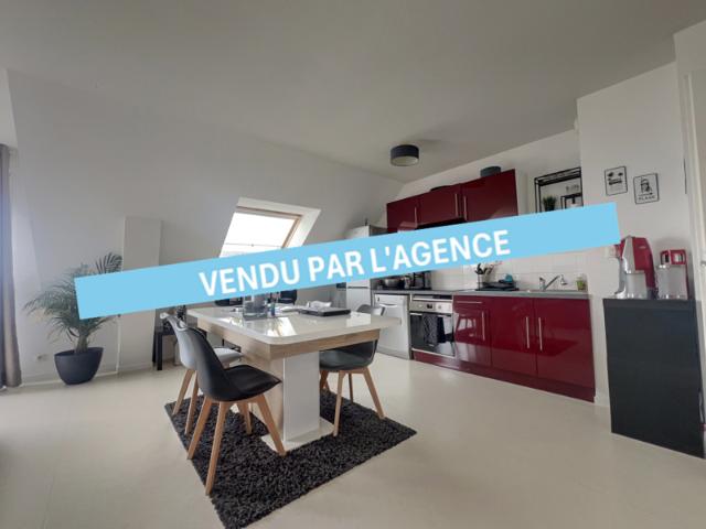 Dernier étage, 3 pièces avec terrasse, garage et parking