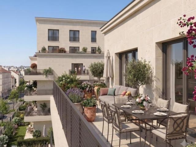 DERNIER ÉTAGE 4 PIÈCES AVEC GRANDE TERRASSE ET 2 BALCONS EXCELLENT EMPLACEMENT