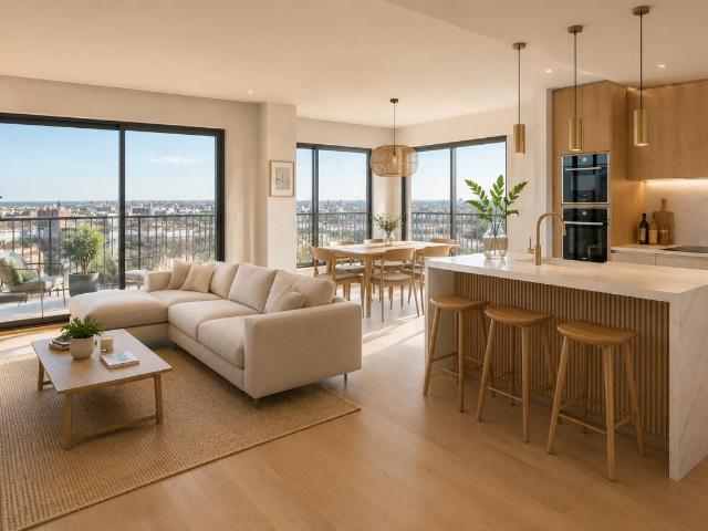 DERNIER ETAGE 5 PIECES, 2 TERRASSES